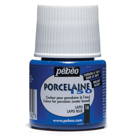 Farba do porcelany/szkła/ceramiki Pebeo Porcelaine150, 16 Lapis Blue